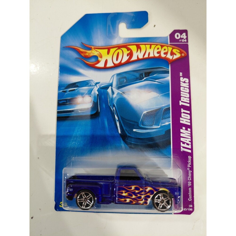 NIP Hot Wheels Hot Trucks 1:64 DieCast Custom 1969 Chevrolet Pickup Truck